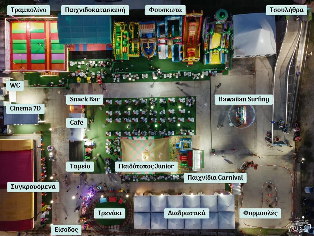 Yuppii Luna Park map